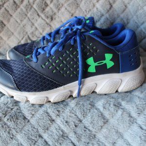 Under Armour Youth Girls Grade School Micro G Rave Blue Running Sneakers ~6Y~